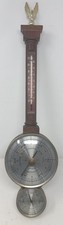 Vintage Airguide Banjo Style Weather Station For Wall Barometer Humidity