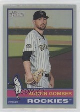 2025 Topps Heritage High Number SP Chrome Refractor Austin Gomber #437 2o7