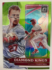 2022 Donruss Optic Lime Green Prizm Diamond Kings Tyler O'Neill #22 Cardinals