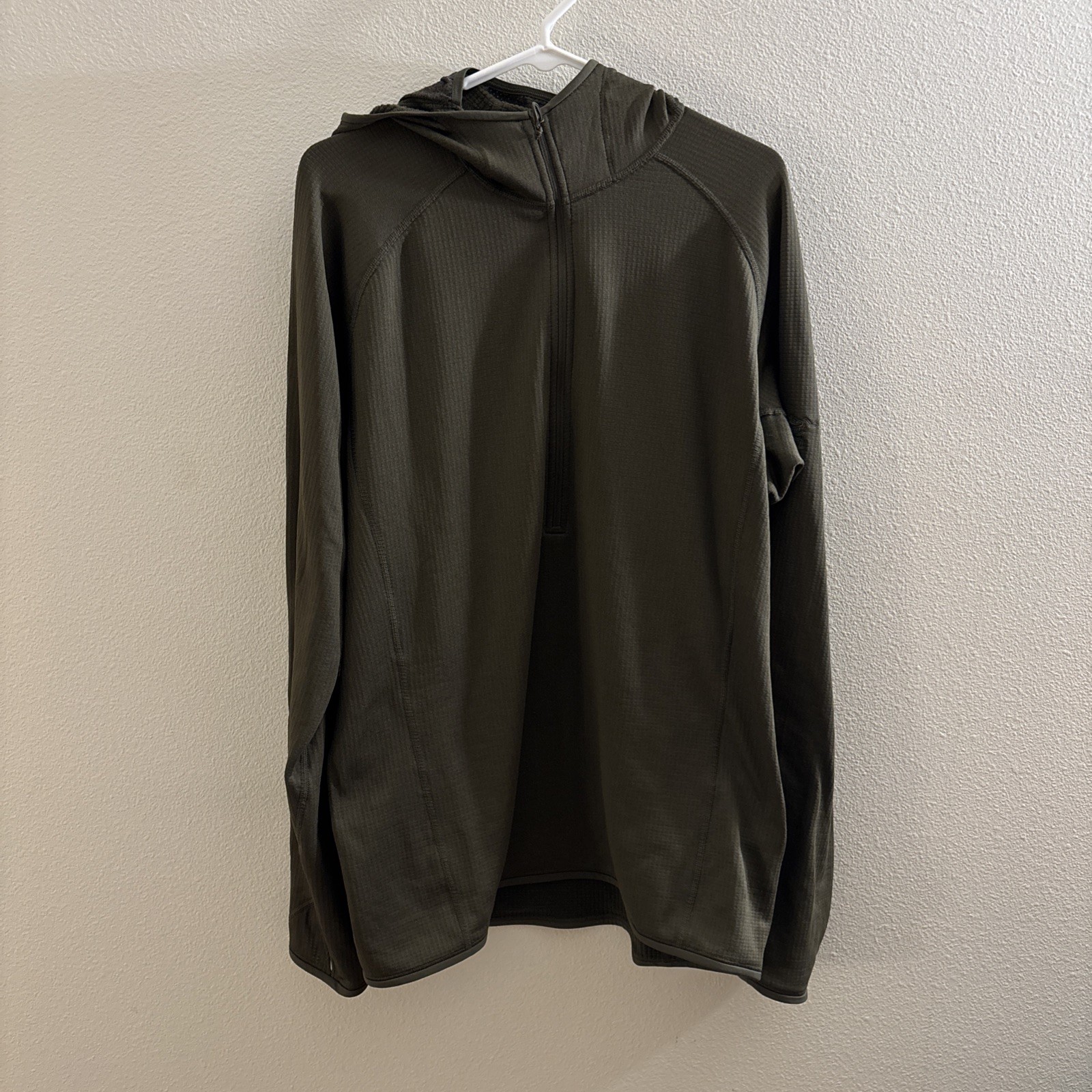 ARC'TERYX Giacca con cappuccio mezza zip Arc’teryx Leaf Ranger verde Delta AR Polartec nuova senza etichette taglia L