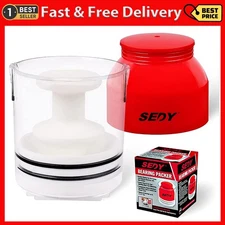 Premium Bearing Packer Kit - Effortlessly Flushes Old Grease and Repacks Wheel -