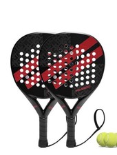 Padel Racket Carbon Fiber Surface with EVA Memory Flex Foam Core-2 pcs
