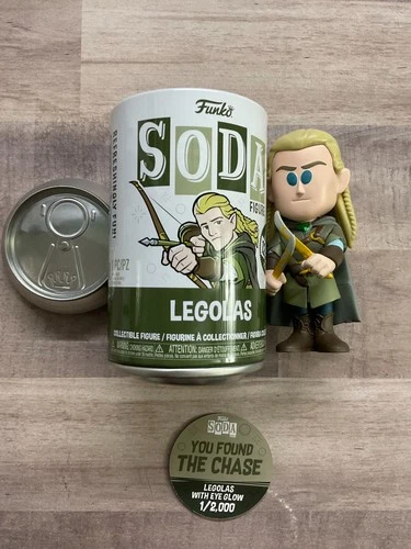 Funko Soda Chase Lord of the Rings Legolas W/Eye Glow 1/2000 Figure -CN K1