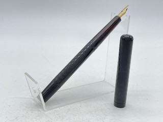 SANFORD & BENNETT COMERCIAL Black Eye Dropper Fountain Pen