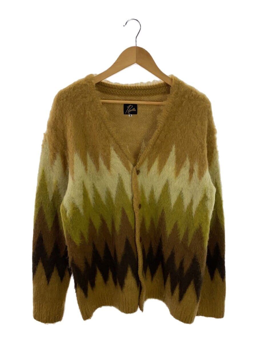 Needles Cardigan 22AW Mohair Zigzag (Thick M Yellow LQ274