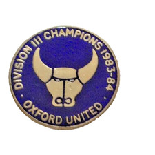 Oxford United F.C. Division Three Champions 1983-84 Badge