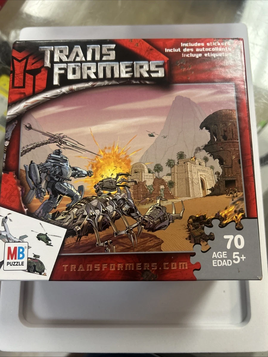TRANSFORMERS JIGSAW PUZZLE (2007) 70 pieces by Milton Bradley