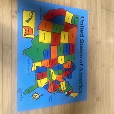 United States Of America Puzzle Patch 14 Piec...