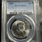 1954 Franklin Half Dollar PCGS MS63 FBL