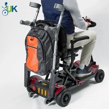 Deluxe Large Mobility Scooter Crutch Bag Side Pouches Weatherproof High Vis