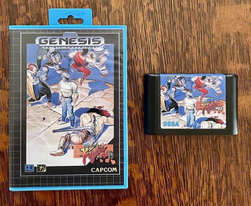 Final Fight MD (Sega Mega Drive / Genesis) In New Case And Cart Label