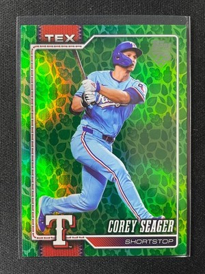 2026 Topps Corey Seager Green Holiday Parallel #96 Rangers!!! | eBay