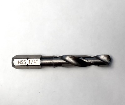 Wiha 78018B 1/4'' Stubby High Speed Drill Bit 1/4'' Hex Shank