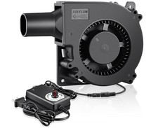 120Mm Small 12Volt Electric BBQ Blower Fan with Adjustable Controller for Squirr