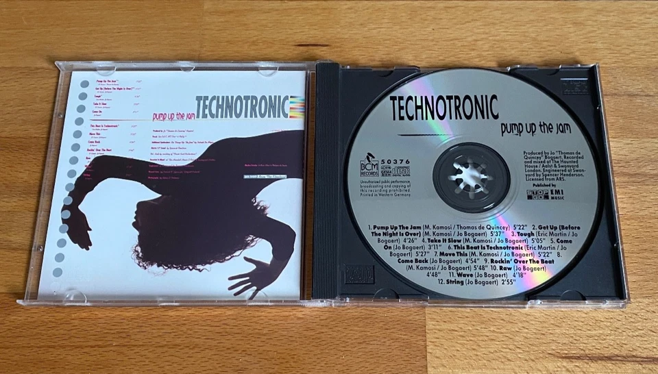 Technotronic - Pump Up The Jam CD  (BCM 50376) Sehr gut - Bild 4 von 4