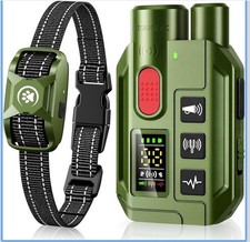 3300FT Dog Shock Collar with Remote Control Dog Training Collar IP67 Waterproof