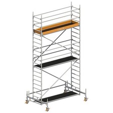 Layher Rollgerüst Uni Standard P2 6,50m AH Fahrgerüst Alugerüst Rollrüstung NEU