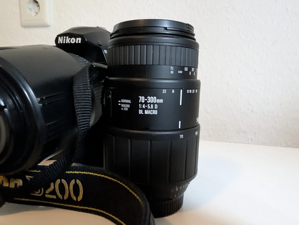 Nikon D200 10.2MP Digitalkamera, Schwarz - Bild 3 von 3