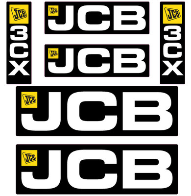 For JCB 3CX BACKHOE | Replacement Decal Set | FREE SHIPPING