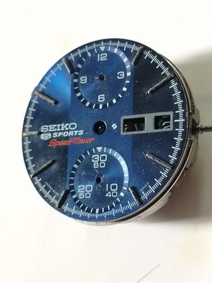Vtg SEIKO Holy Grail 6138-8010 Dial + CaseBack + Tachymeter +