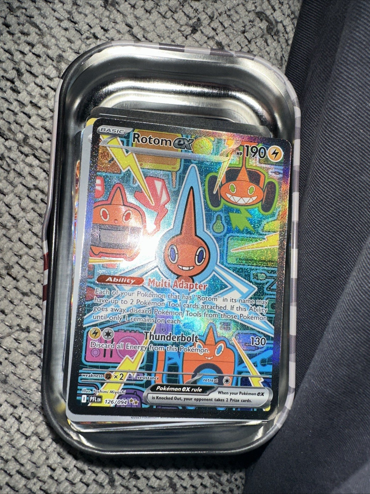 Pokemon Phantasmal Flames Rotom ex 126/094 Special Illustration Rare NM