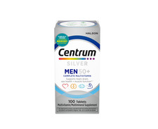 Centrum Silver Mens 50 Plus Multivitamin With Vitamin B  D3, 100 Count