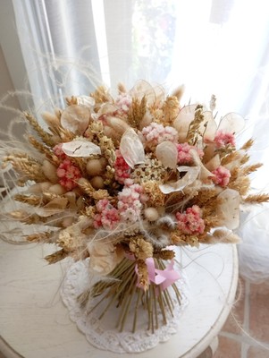  Trockenblumenstrauß rosa, neu, Geschenkidee