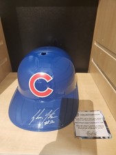 Shawon Dunston Authentic Autographed Chicago Cubs Replica Batting Helmet COA