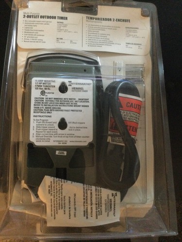 Intermatic 2 Outlet Outdoor Timer - Picture 2 of 2