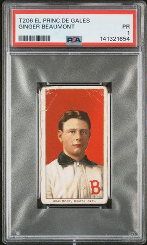 1909-11 T206 El Principe De Gales Ginger Beaumont - PSA 1 HOF EPDG