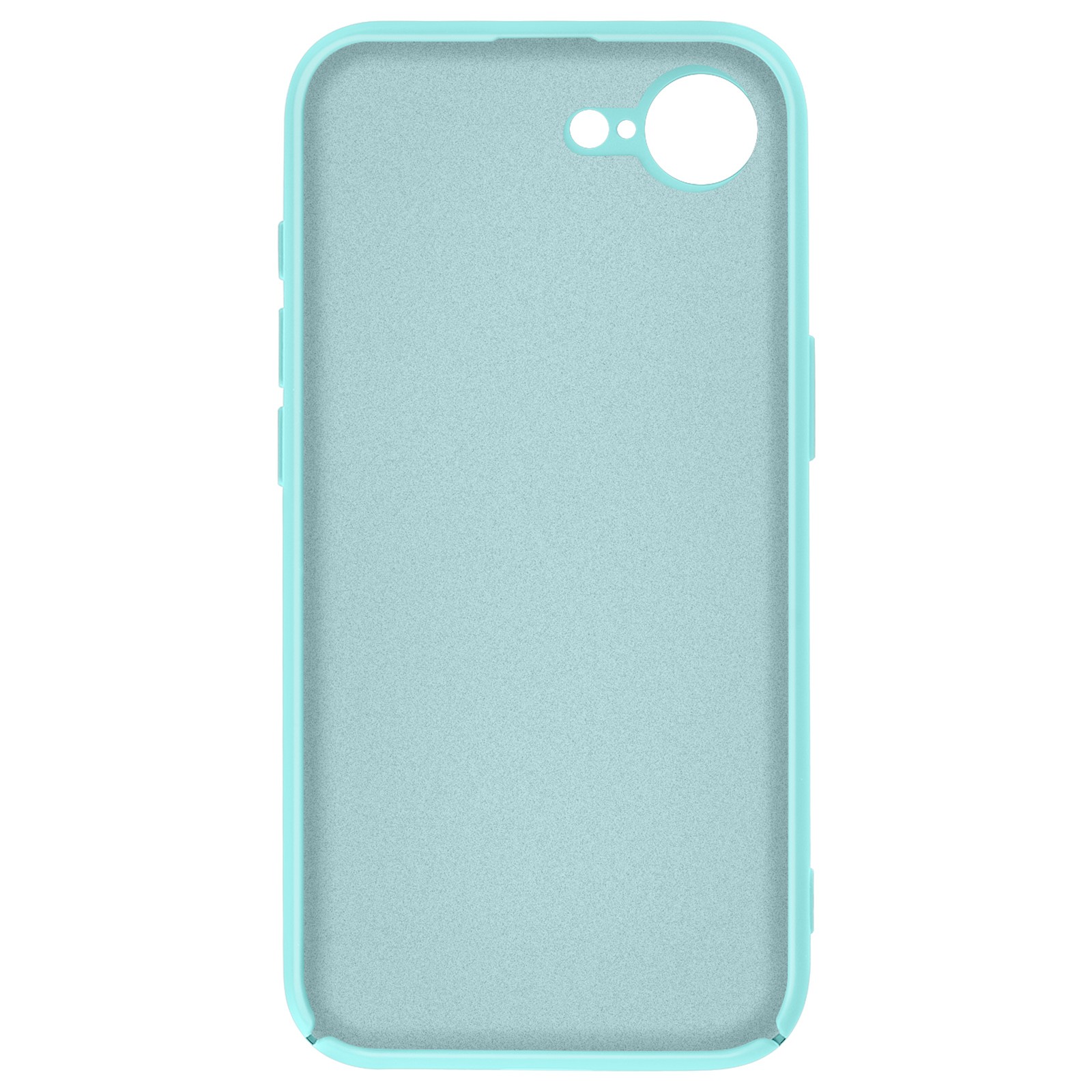 Coque iPhone 17e Avizar Turquoise en silicone soft-touch pour une protection fine - 4