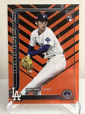 2025 Topps Update - Roki Sasaki Rookie Debut Holiday Foil (RC) #US199 LA Dodgers