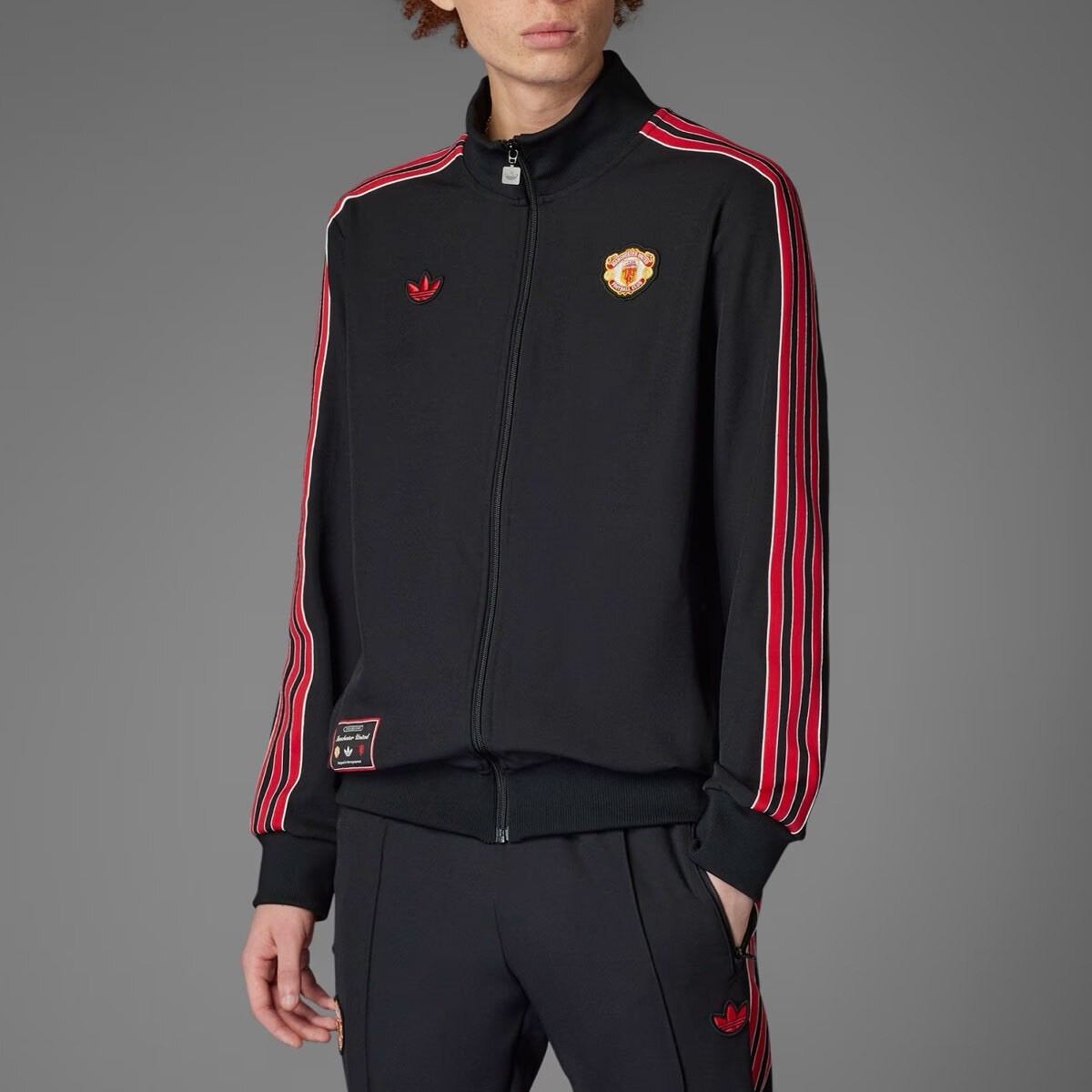 New Adidas Manchester United Terrace Icon Track Top Jacket Men's