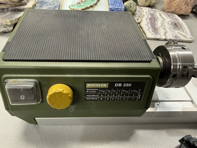 Used PROXXON wood turning lathe DB250