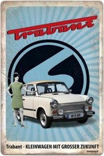 Metal sign - Trabant (period advertisement)