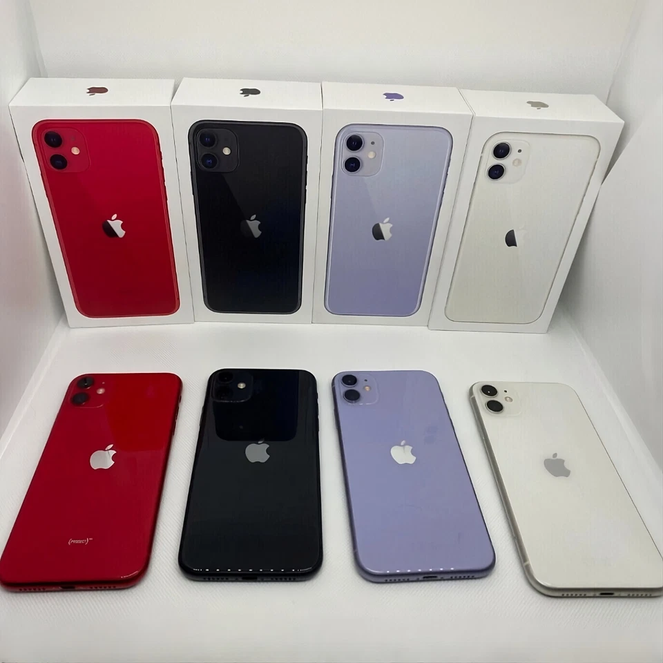 Apple iPhone 11 SEHR GUT Schwarz Lila Weiß Rot 64GB 128GB 256GB OVP Ohne Simlock - Bild 4 von 4