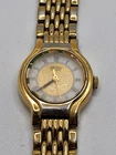 Vintage Seiko Quartz Gold Tone Metal V401-0289 RO 425255 G5168-I  7in Ladies...