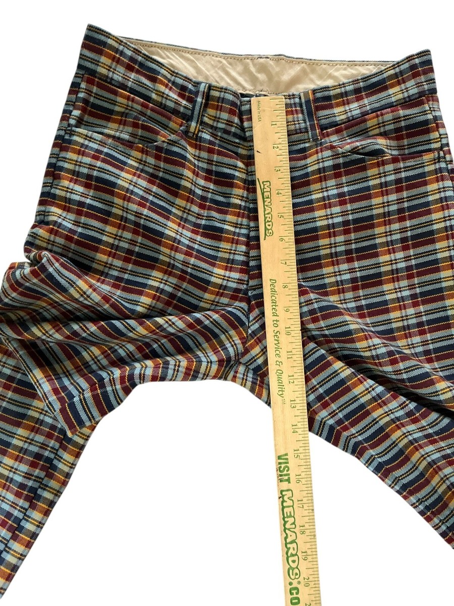 Vintage 70s Sears Tough Skins Plaid Pants Flare Leg Plaid 33 Vintage 70s Sears Tough Skins Plaid Pants Flare Leg Plaid 33