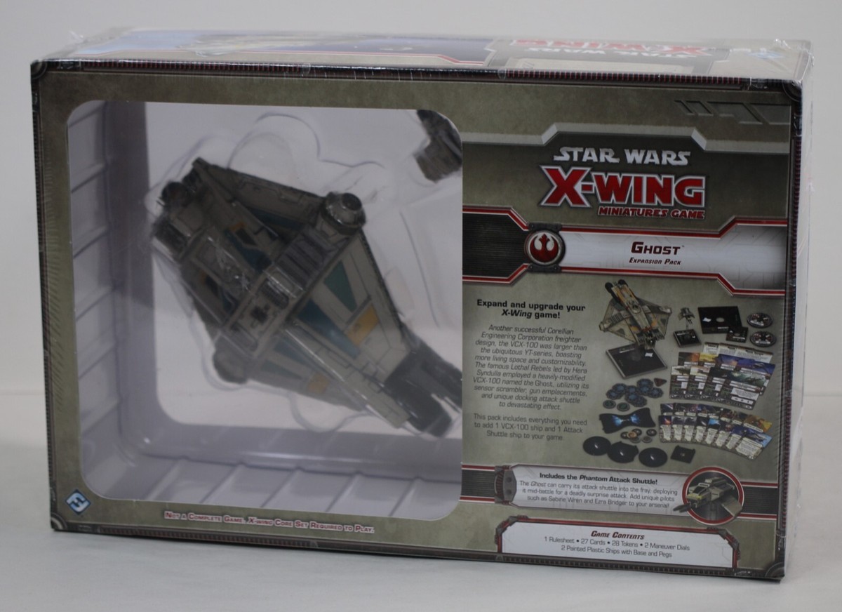 RARE X-Wing Ghost Miniature Expansion Pack Star Wars - First