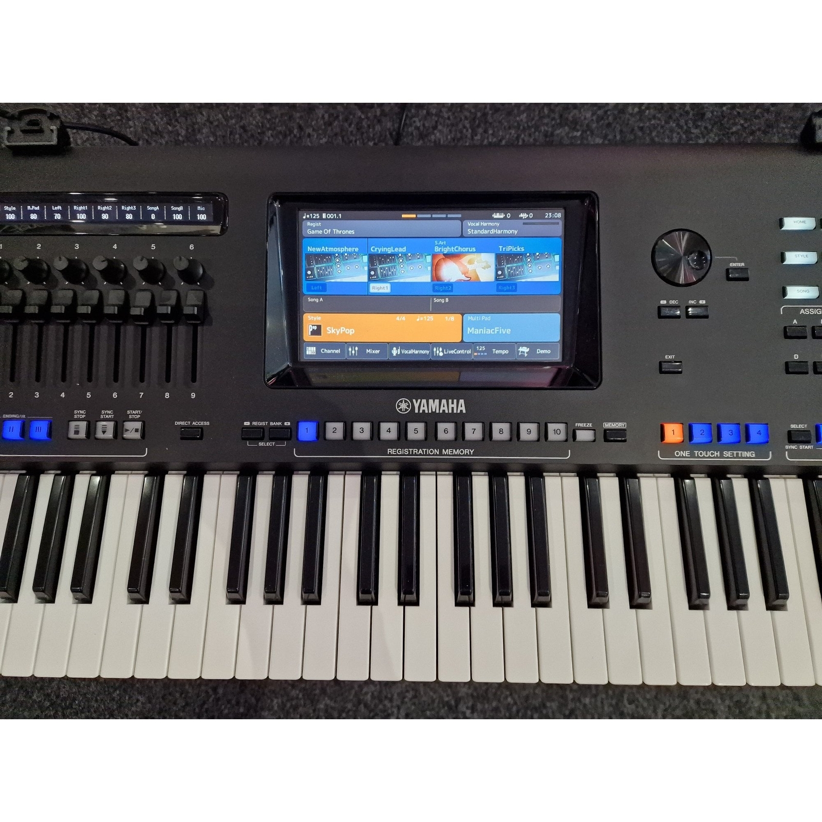 Used Yamaha Genos Digital Workstation Keyboard BEYO01077 eBay
