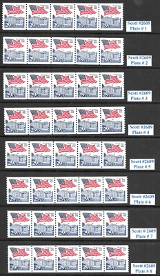 #ad #ad Scott #2609 29c Flag White House PNC5s Comp. Set of 17 VFQUALITY Cat $73.50 $48.00