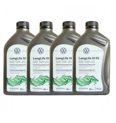 VOLKSWAGEN 4 KG OLIO ORIGINALE VW AUDI SEAT SKODA 0W20