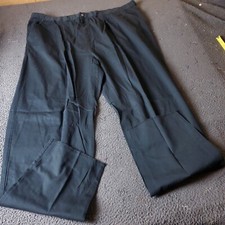 KingSize Pants Big Tall Mens 4XL x 38 Black Cotton Chino Khaki Elastic