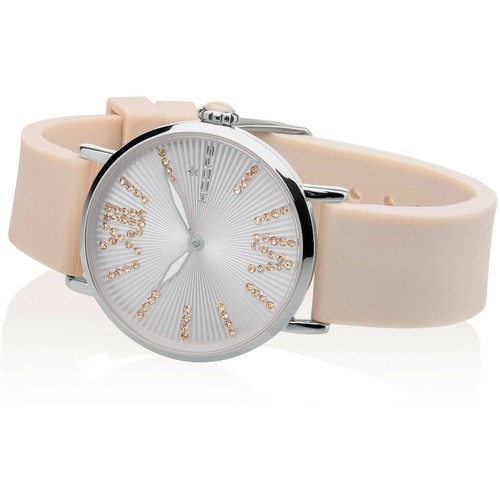 Orologio Donna Hoops 2603L-S07 Cassa Acciaio Cinturino Gomma Beige | eBay
