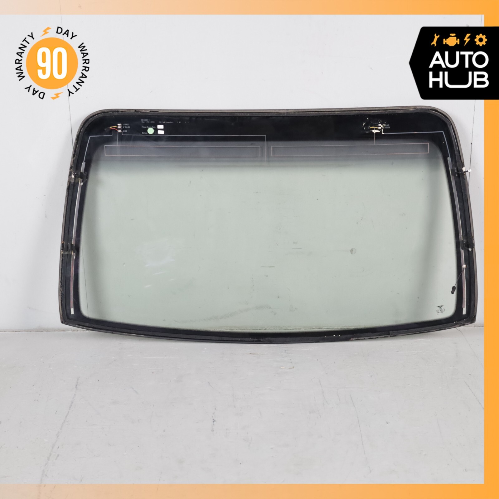 06-13 Bentley Continental Flying Spur Rear Windshield Wind Shield Glass OEM 76k