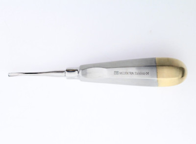 MEDENTRA Dental Root Elevator Serrated #77R Extraction Surgical ...