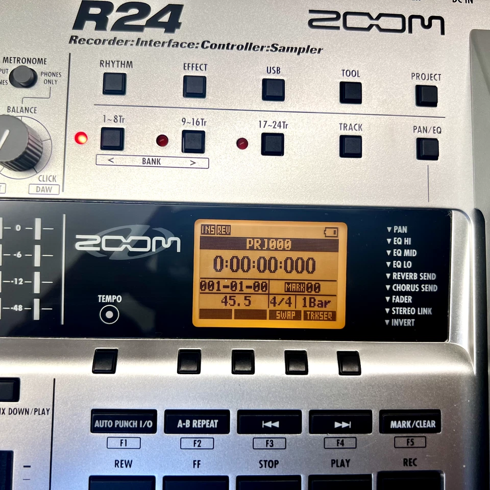 Zoom R24 Multi-Track Recorder - 24-Track, Integrated Drum Machine, Free Shipping - Image 3 of 4