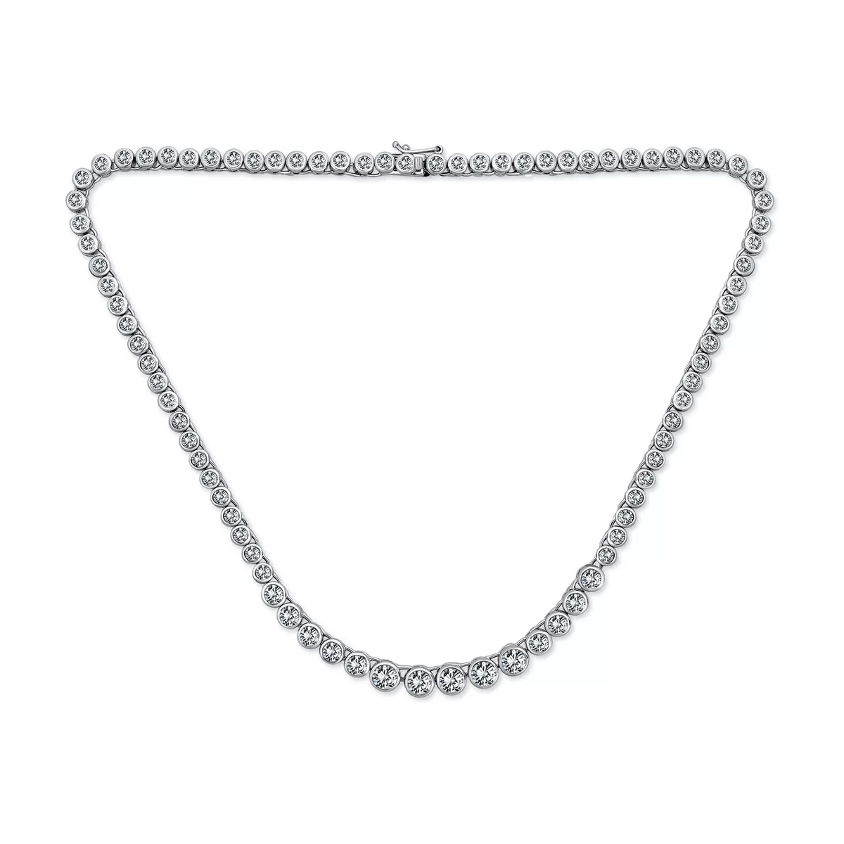 Cz on sale tennis necklace