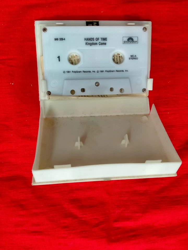 Kingdom Come Hands Of Time RARE orig Cassette tape INDIA indian Clamshell 1991 - Image 4 of 4