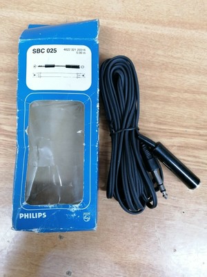 Philips SBC 025 Cavo Di Prolunga Per Cuffie VINTAGE NUOVO CONSERVATO 5 metri  | eBay